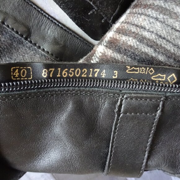 SIZE 40. Remonte Dorndorf black leather boots. - Picture 11 of 16